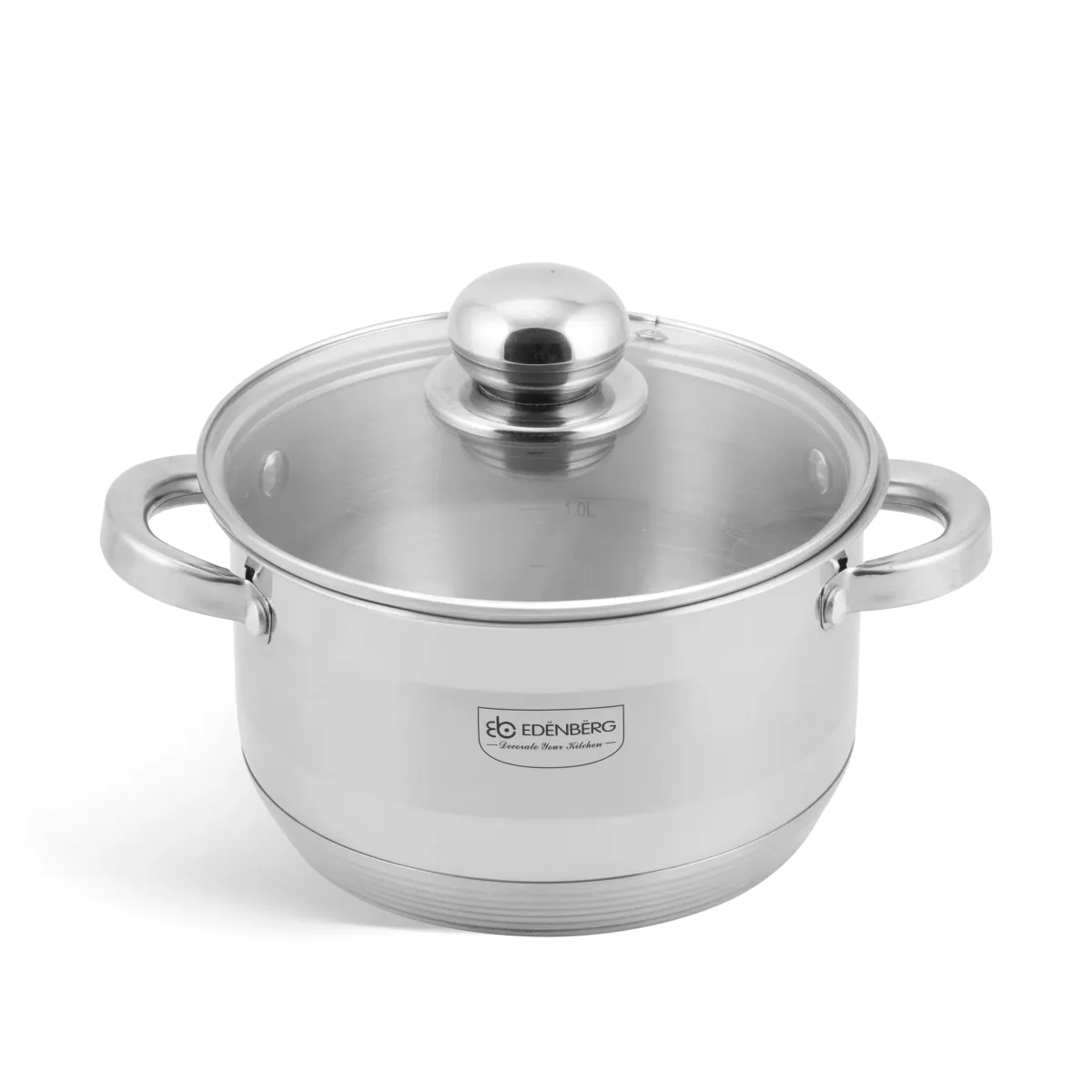 Stainless Steel Pots With Lid Edenberg  2.7l 18cm EB-3004