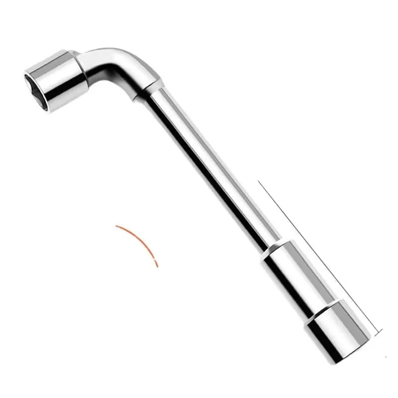 L-Type Double-Ended Socket Wrench Chrome Plated - Durable Tool KDM0220