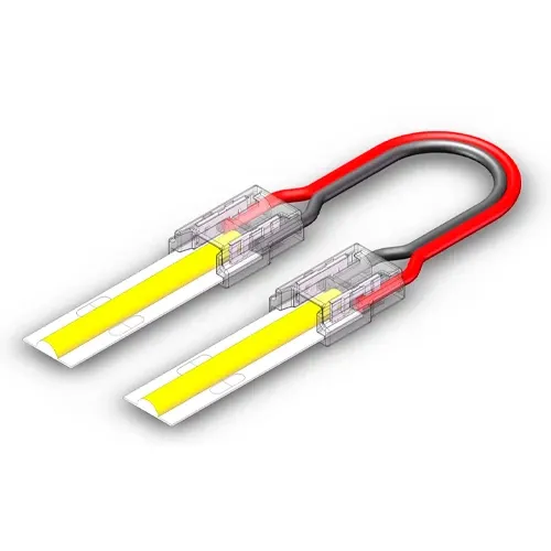 10mm COB Monochrome LED Strip Double-Sided Connector Wire