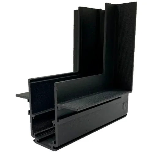 L-Corner Connector for Recessed Drywall Track Rail