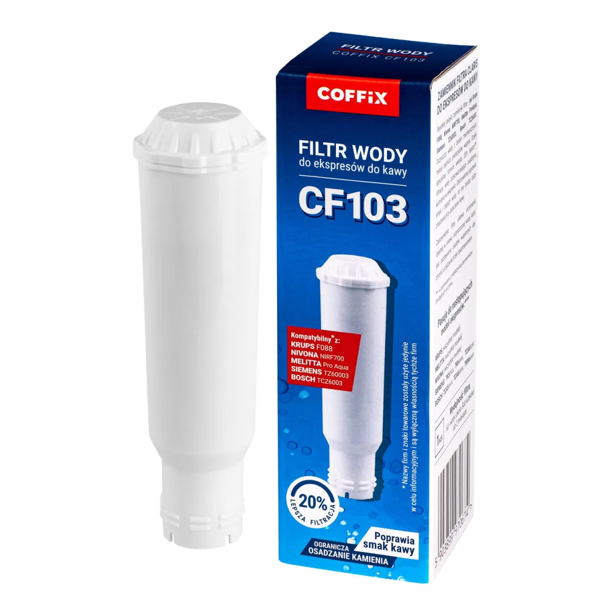 Filter for Melitta Nivona Krups Siemens Bosch Espresso Machines (replacement) - COFFIX CF103