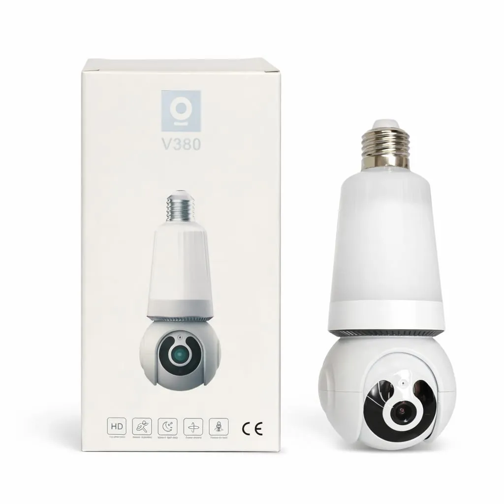 WiFi IP Camera E27 360°/90° KDM0208