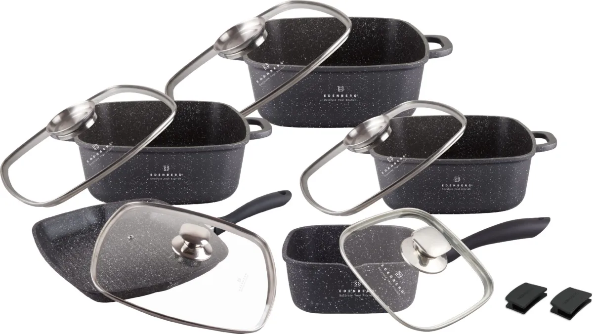 EDENBERG 10pc Cookware Set - EB-3988
