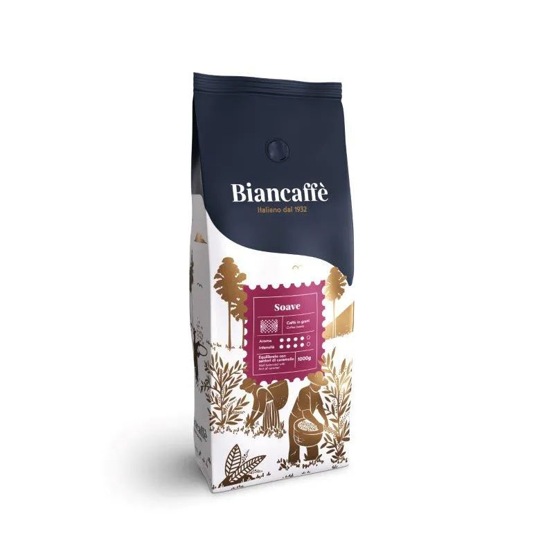 Biancaffe Espresso Bar Soave Whole Bean Coffee 1kg