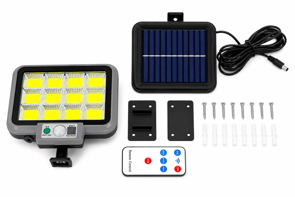 Solar LED Light- Motion Sensor and Remote Control | L090799