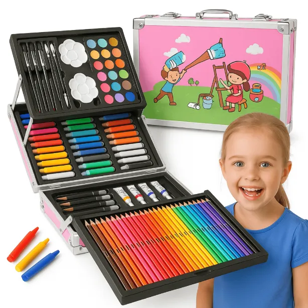 Artist's set for painting in case 145 pcs - G110425