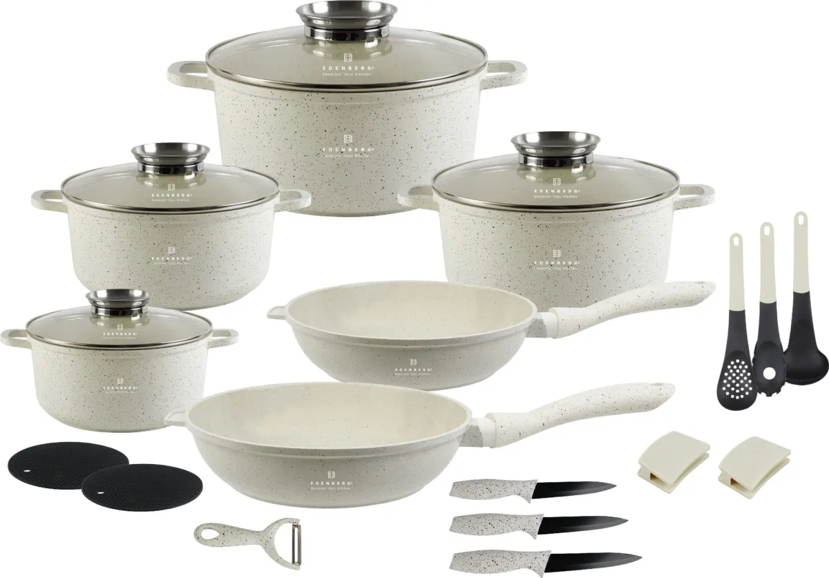 EDENBERG 21pc-Cookware set EB-8185