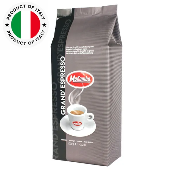 Mokambo Grand Espresso Italian Whole Bean Coffee – 1kg