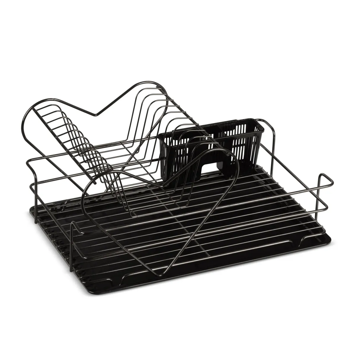 Edenberg Dish Rack with Drip Tray - With Cutlery Tray 28.5 cm x 48 cm x 21 cm EB-303