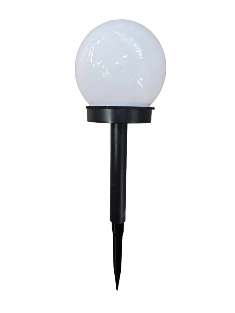 Garden Lights, Ground Stakes, Cold White, Ball 10cm KYS0060