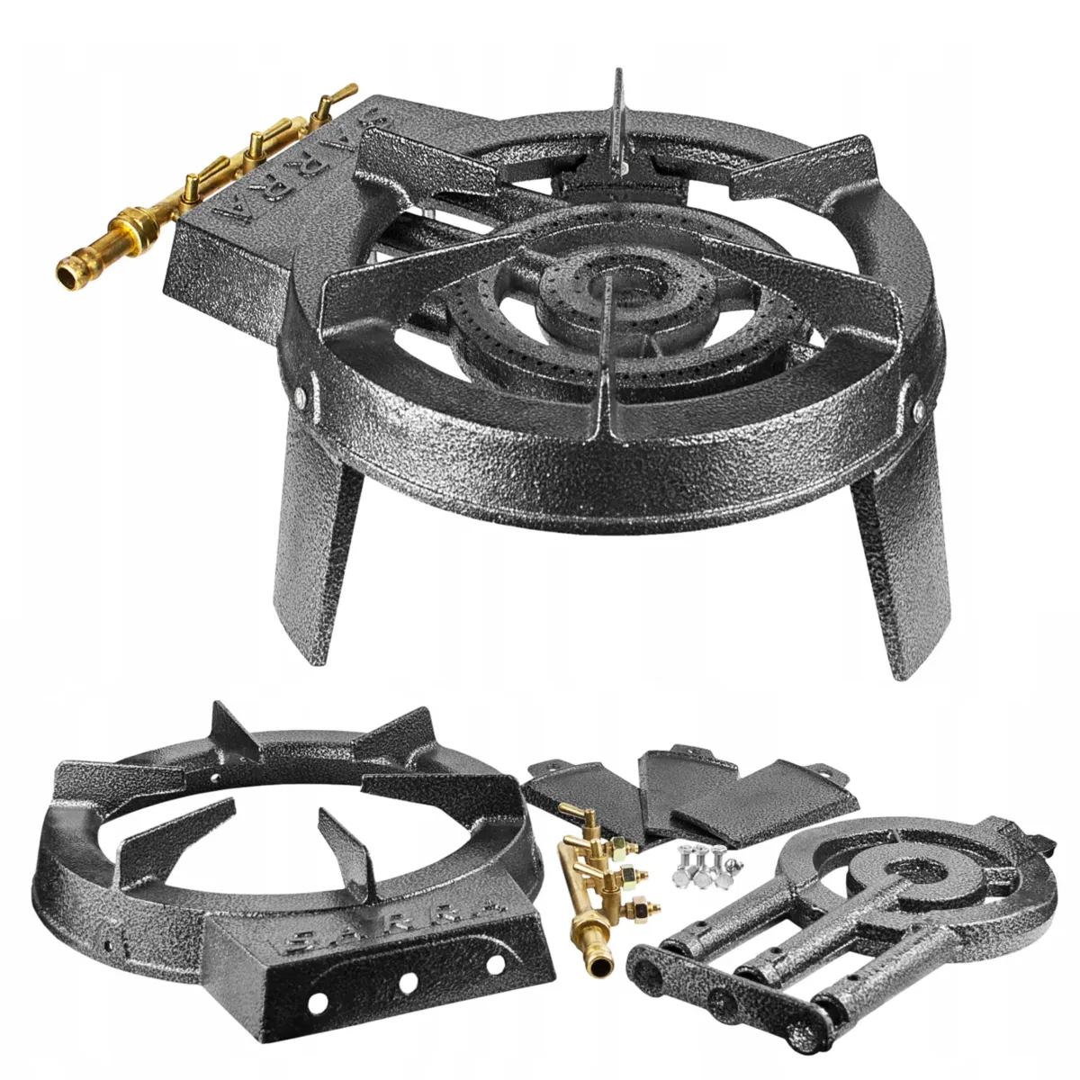 GAS BURNER CAST IRON STOOL GAS STOVE 9.8kW STRONG BURNER SET - K020396