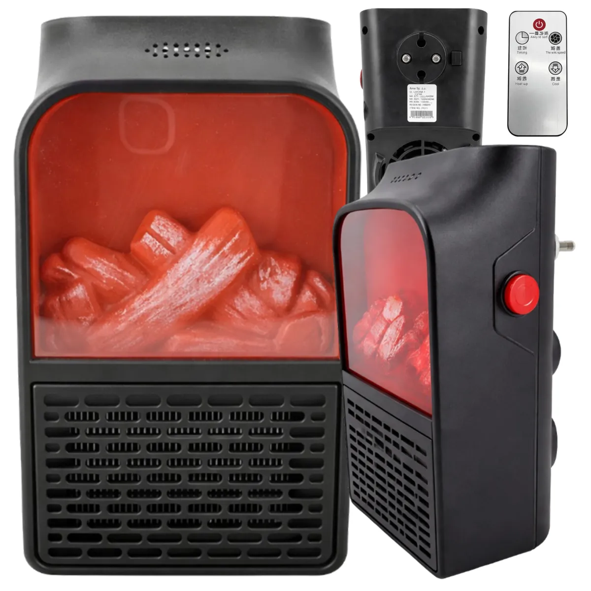 Flame 1000W Electric Heater grzejnik elektryczny | MR-2419