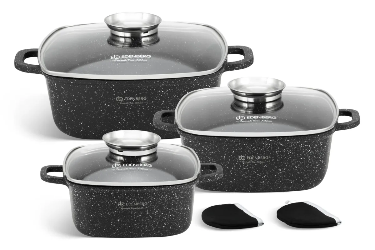 EDENBERG Cookware set 6pcs EB-8141N
