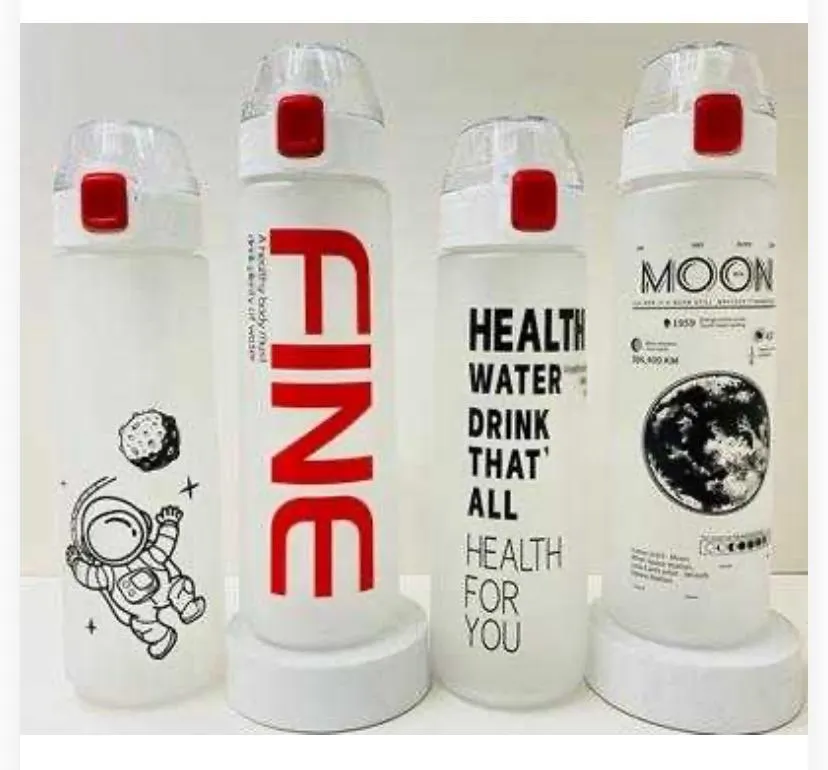 800ml Minimalist Frosted Sports Water Bottle