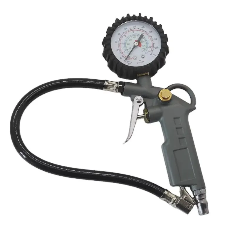 Professional Tire Inflator with Pressure Gauge - Precision and Durability KDM0603