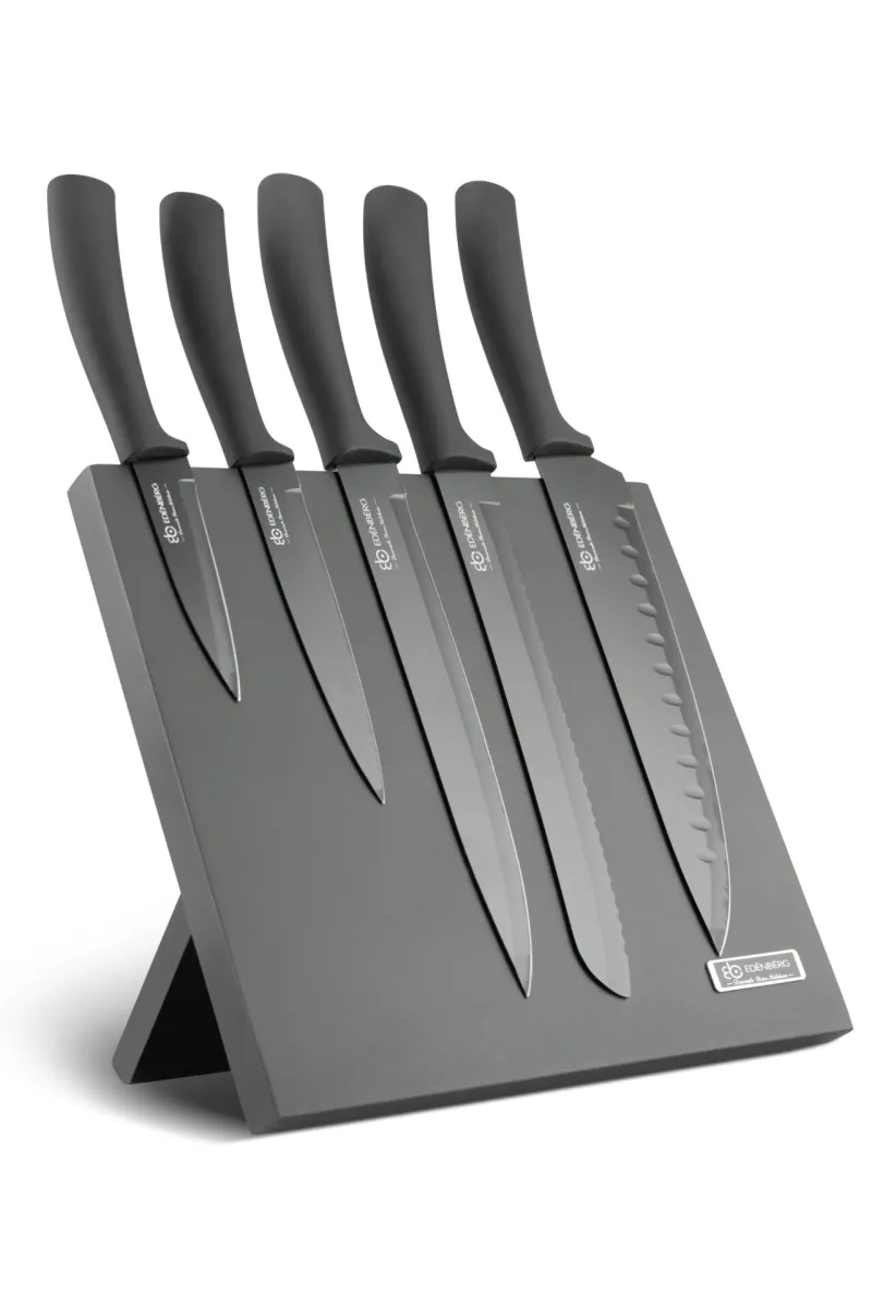 EDENBERG Knife set with magnetic block 6pcs EB-956