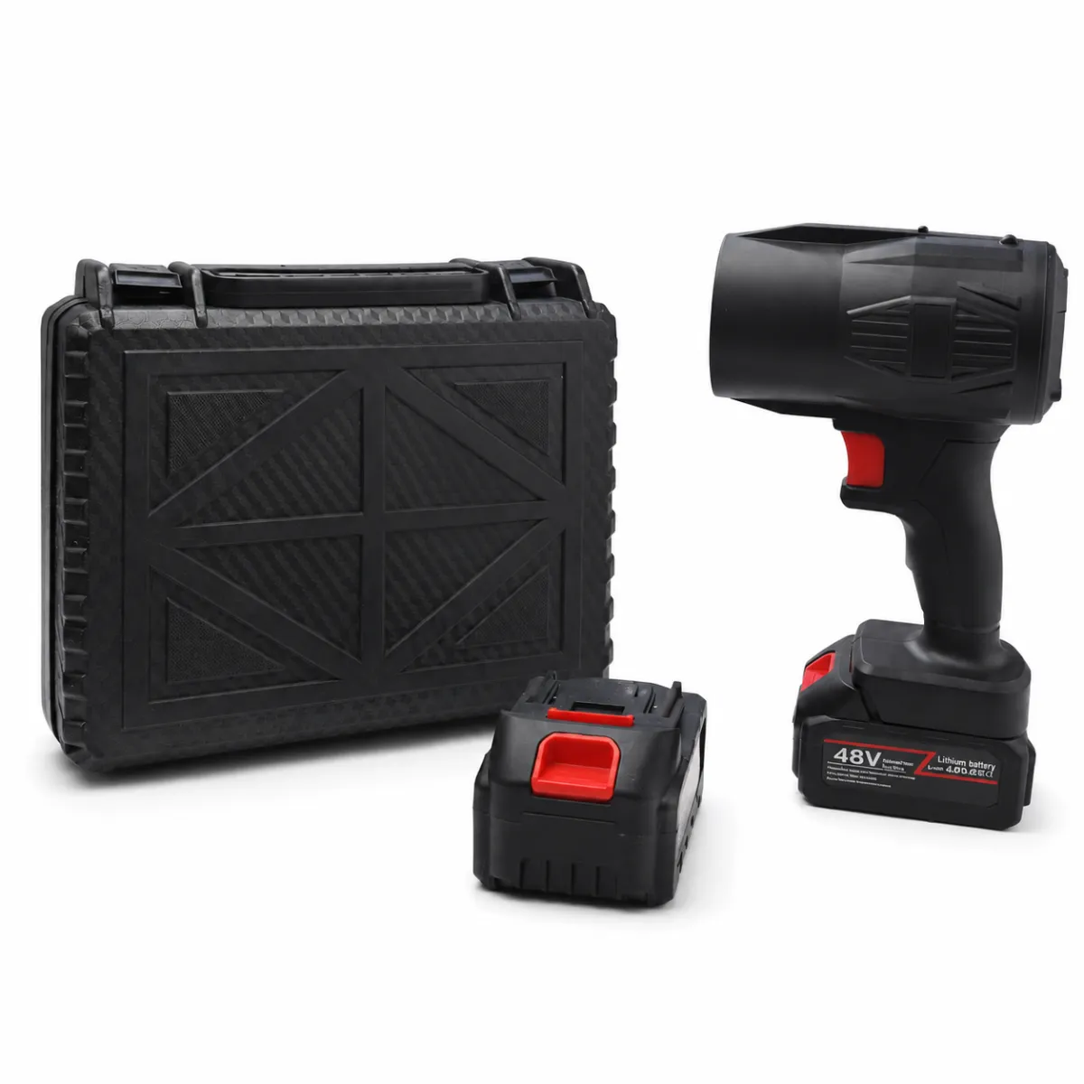 Cordless 48V Air Blower with 2 Batteries and Carry Case - Powerful Tool KDM0030