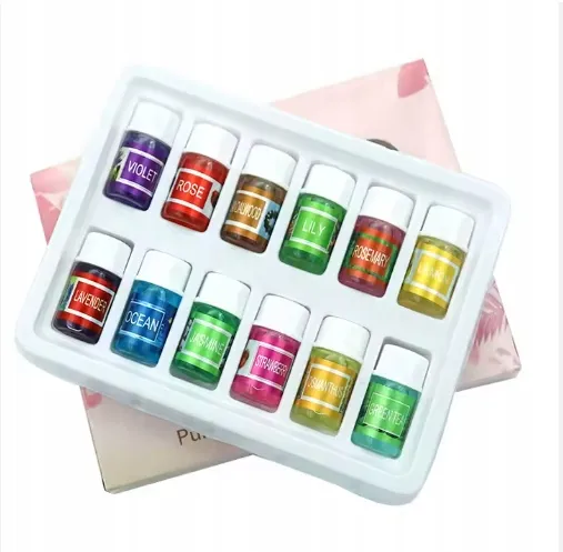 Essential Oils For Aromatherapy 12 Pcs - SC-4744