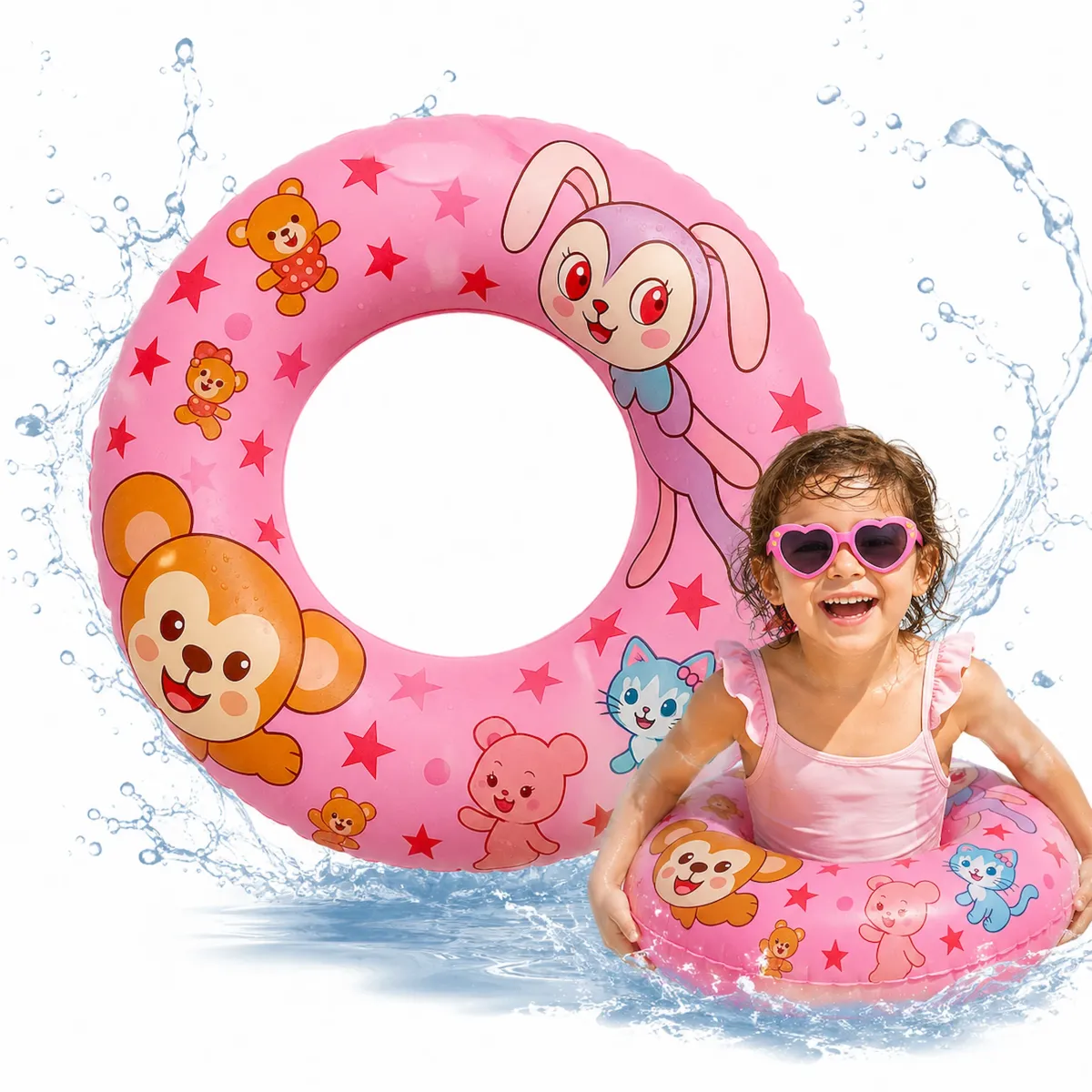 60cm children swimming ring - T140436