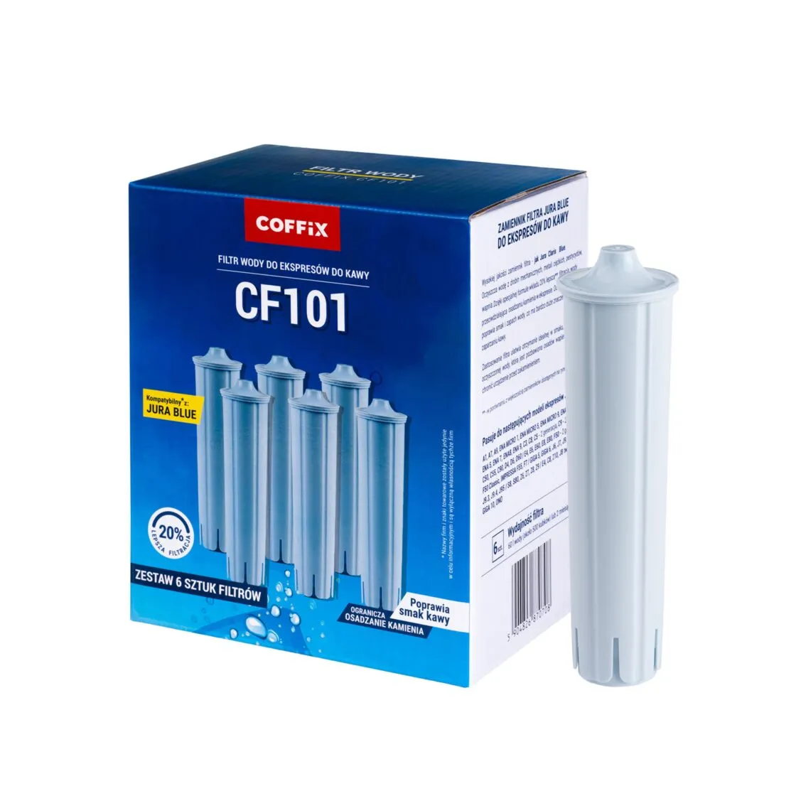 Water Filters for Jura Coffee Machines (Replacement) COFFIX CF101