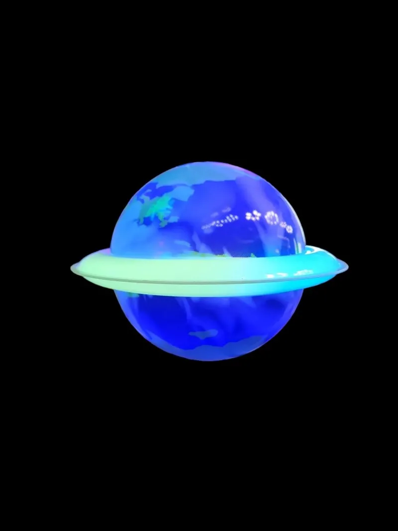 LED planets with ring ø 20cm KYS0130
