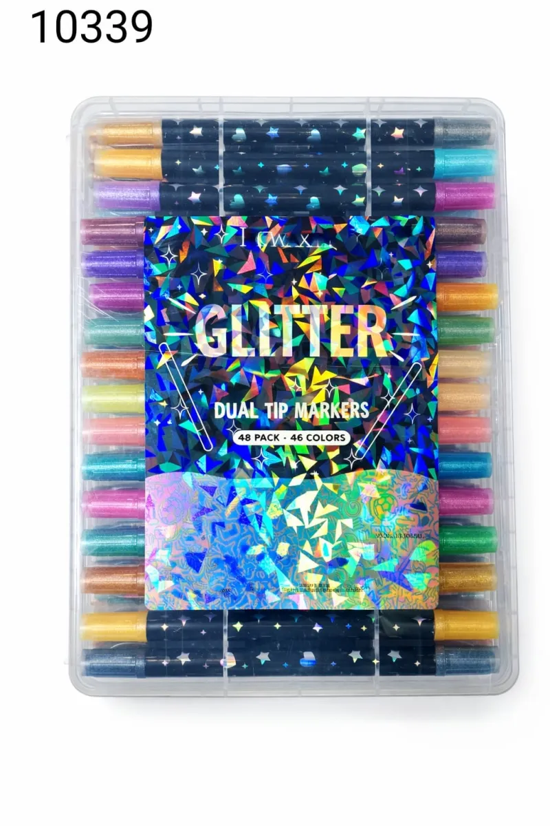 Glitter Marker 48 Pcs KDM0143