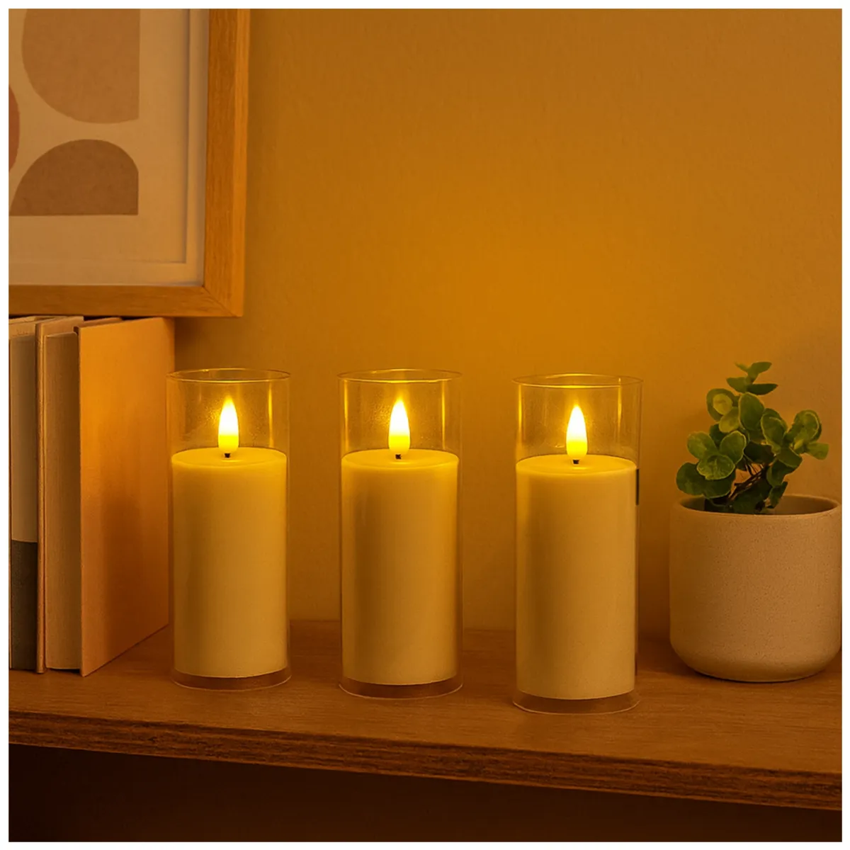 Candela LED a colonna - 12 pz - 5×14.04CM - L090582