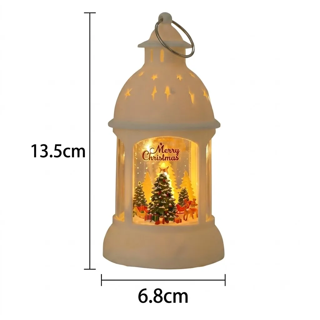 LED Christmas Lantern White 13.6 cm - PX- 791423