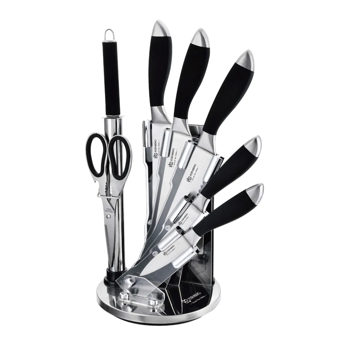 Edenberg Carbon Steel Knife Set 8pcs EB-800